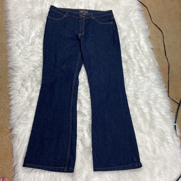 Route 66 Dark Wash Flare Denim Jeans - Picture 7 of 7